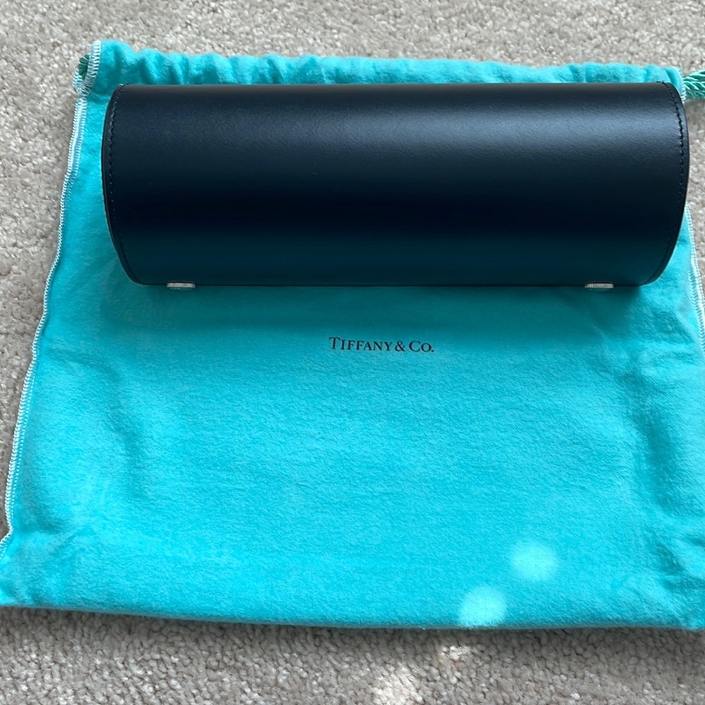 Tiffany leather clutch